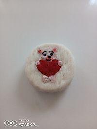 Keçeli sabun Ayıcık